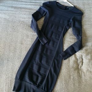 Long sleeve bondage dress